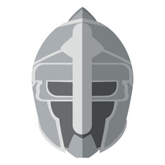 Colored medieval helmet icon Vector