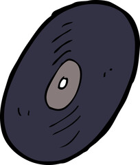 cartoon vinyl record