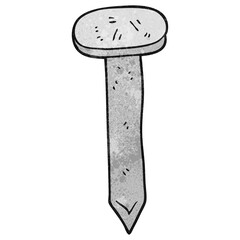 freehand textured cartoon nail