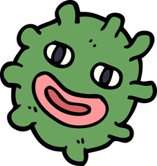 cartoon doodle funny germ