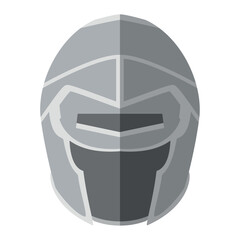 Colored medieval helmet icon Vector