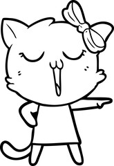 cartoon cat