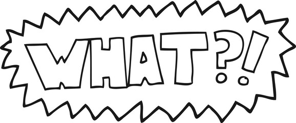 cartoon word What?!