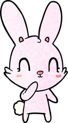 cute cartoon rabbit