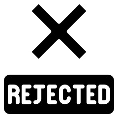 Rejected Cross Icon