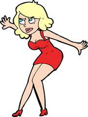 cartoon female spy