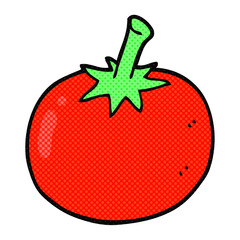 freehand drawn cartoon tomato