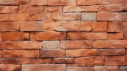 Orange Red Brick Wall