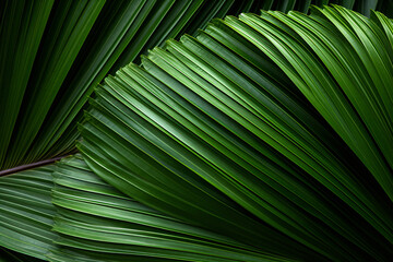 The ornamental garden is adorned with the bottle palm tree leaf's green, textured foliage.