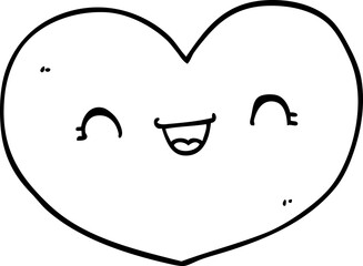 cartoon love heart