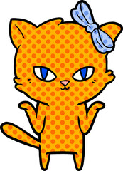 cute cartoon cat