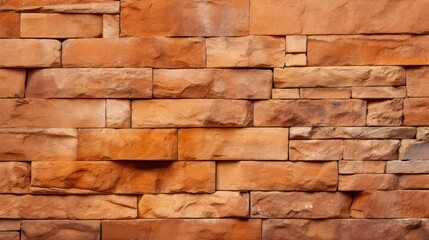 Orange Red Brick Wall