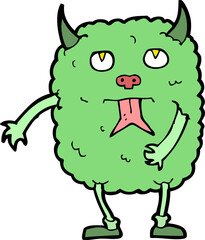 funny cartoon monster