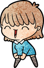 cartoon woman