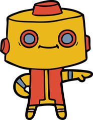 cartoon robot