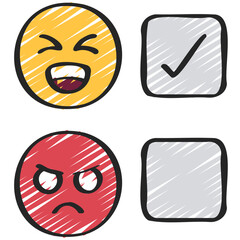 Emoji Rating Choice Icon