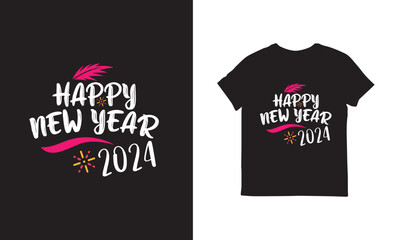 Happy New Year 2021 T-Shirt Design | Custom Typography T-Shirt Design Typography T-Shirt
