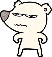 angry bear polar cartoon
