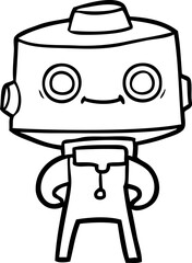 cartoon robot