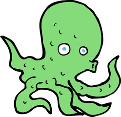 cartoon octopus