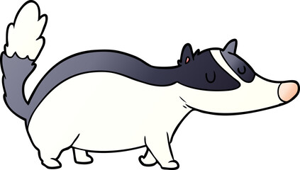 cartoon badger