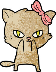 cute cartoon cat
