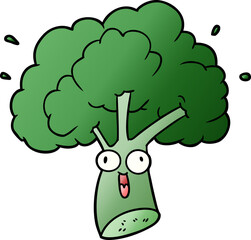cartoon broccoli