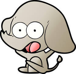 cute cartoon elephant