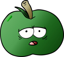 cartoon apple