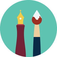 illustration of a burning match