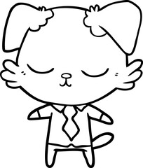 cute cartoon dog