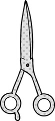 cartoon barber scissors
