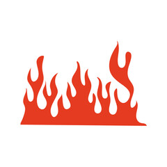 Red fire, old school flame.