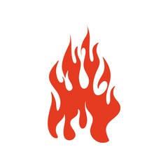 Red fire, old school flame.