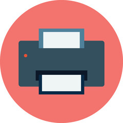 printer icon vector illustration