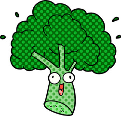 cartoon broccoli