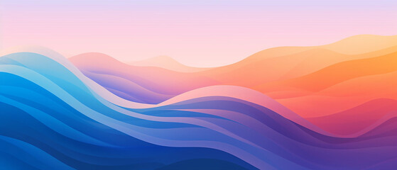 Background image of light to dark gradient of river wave primaries.
 - obrazy, fototapety, plakaty