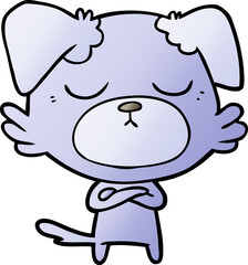 cute cartoon dog