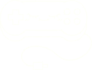 Game Controller Chalk Drawing