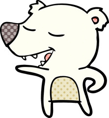 cartoon polar bear