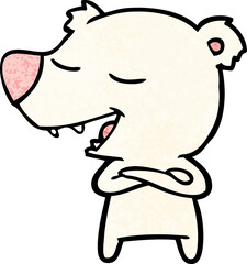cartoon polar bear