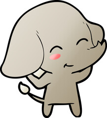 cute cartoon elephant