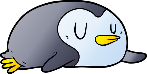 cartoon penguin