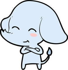 cute cartoon elephant