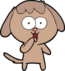 cute cartoon dog