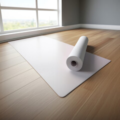 Mockup Yoga mat, Roll, Sports event equipment