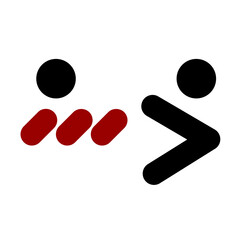 bird face emotion embarrassed icon