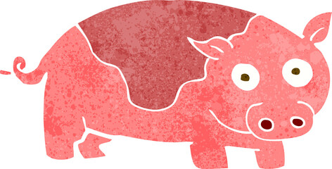 cartoon pig