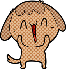 cute cartoon dog