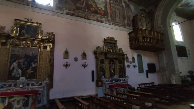 Campobasso - Parete sinistra della Chiesa di Sant'Antonio Abate